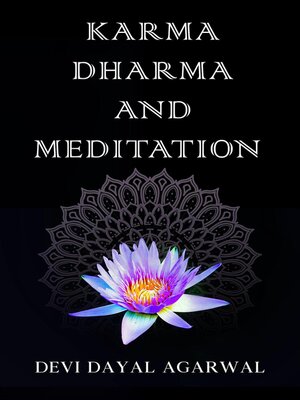 cover image of Karma Dharma and Meditation
